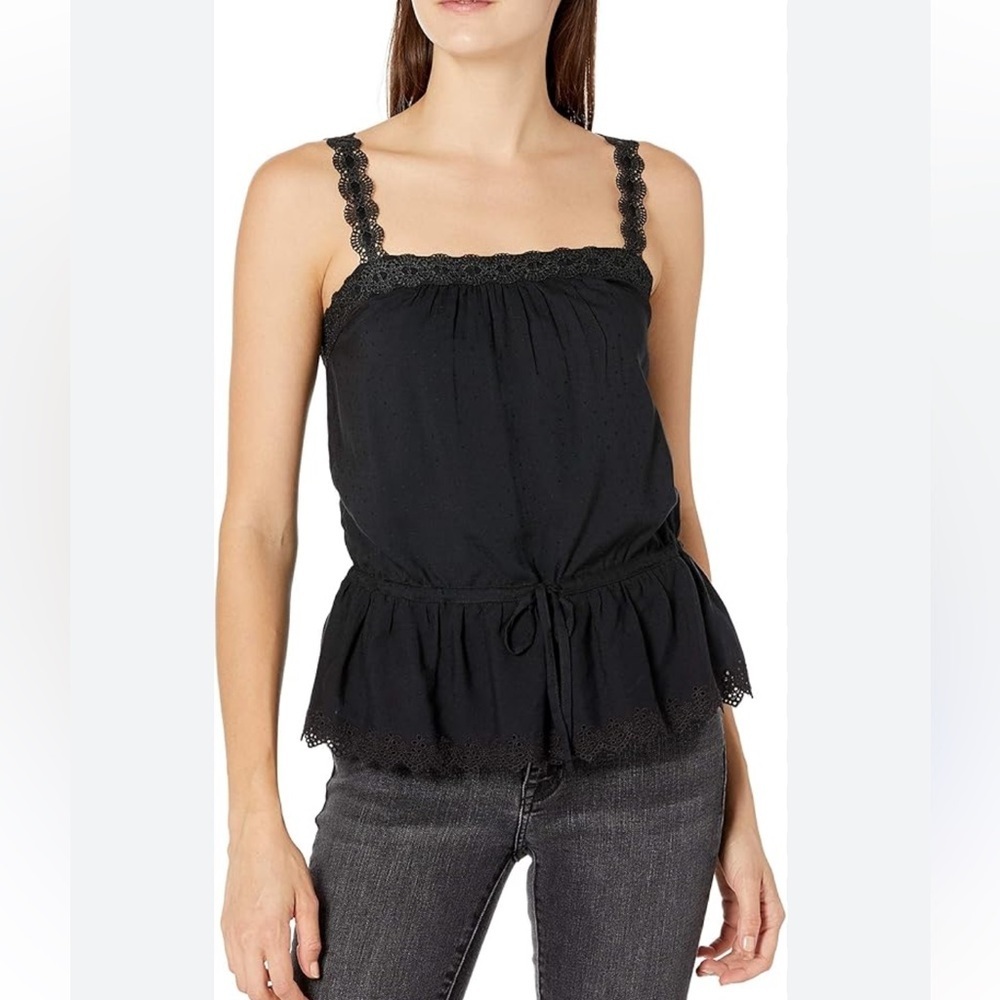 Paige Zherra Camisole Top in Black